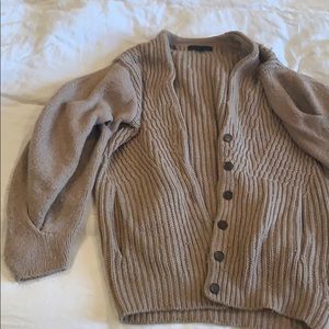 Alexander Wang Puffy Sleeve Cardigan